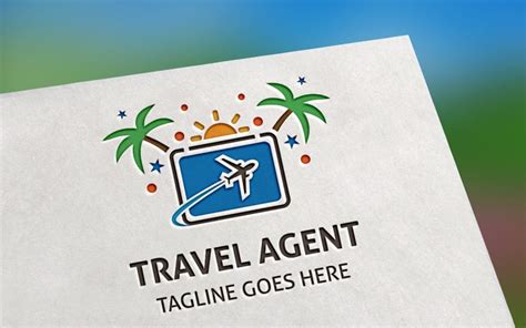 Travel Agent Logo Template #122937 - TemplateMonster