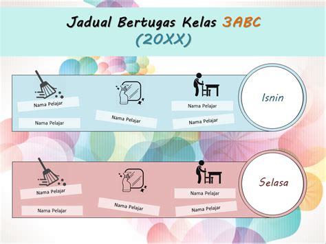 Contoh Jadual Bertugas Kelas Yang Boleh Diedit Download Rph Rpt