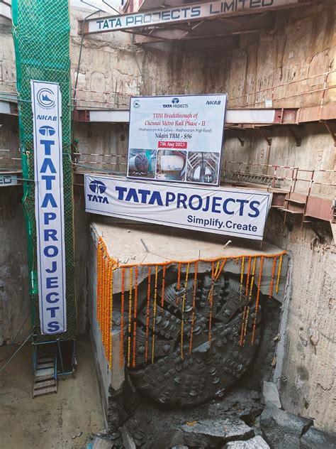 Tatas Chennai Metro Phase Tbm S Records Breakthrough The Metro