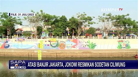 Jokowi Ungkap Sodetan Ciliwung Mangkrak Tahun Karena Pembebasan Lahan