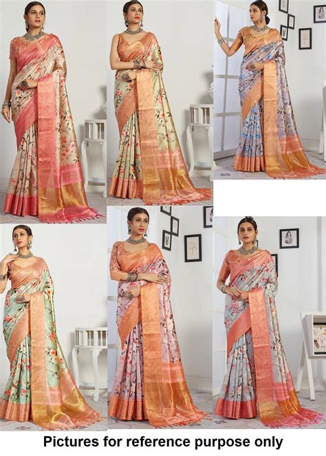 Floral Organza Saree YNF 013 Simply Sarees Melbourne