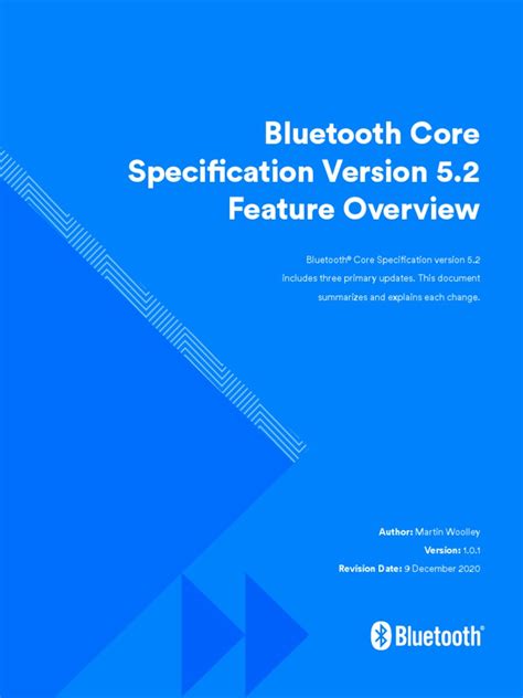 Bluetooth 5.2 Feature Overview | PDF | Bluetooth | Radio