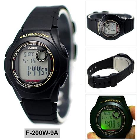 Original Casio F W A Standard Digital Year Battery Black