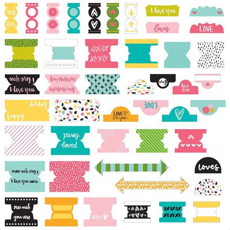 Illustrated Faith You Are Loved Office Tabs Free Planner Stickers