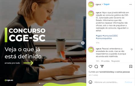 Concurso CGE SC órgão divulga informações sobre o certame