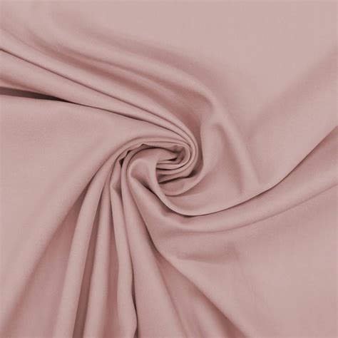 Tissu Viscose Twill Vieux Rose