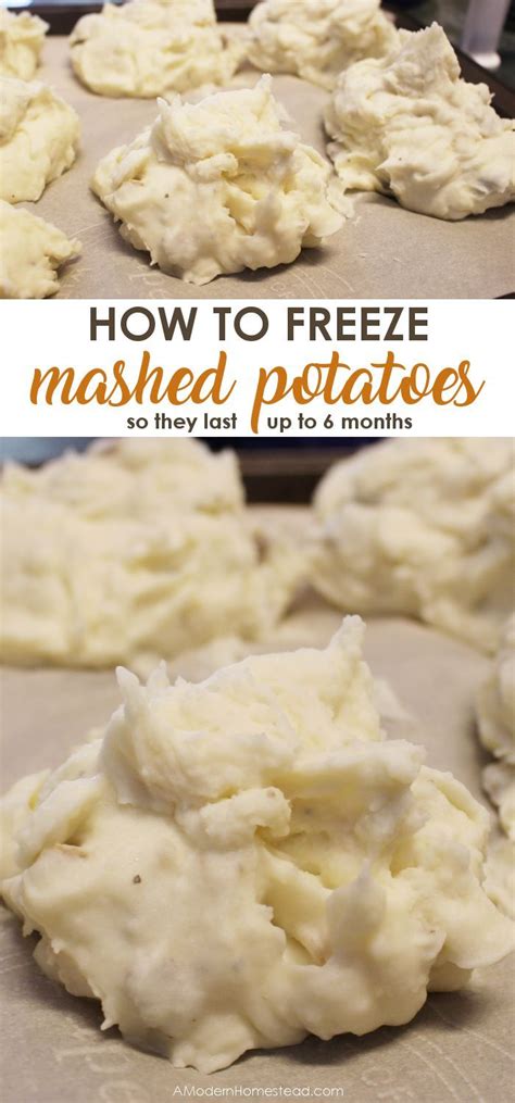 Freeze Mashed Potatoes (The EASY Way) | Recipe | Freezing mashed potatoes, Individual freezer ...