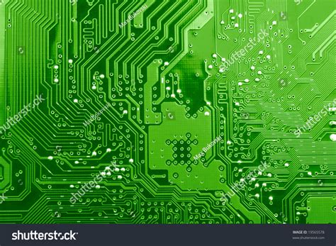 Green Circuit Board Without Components. Stock Photo 19565578 : Shutterstock