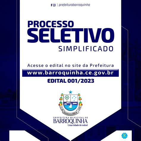 Edital Processo Seletivo Simplificado Nº 0012023 Prefeitura