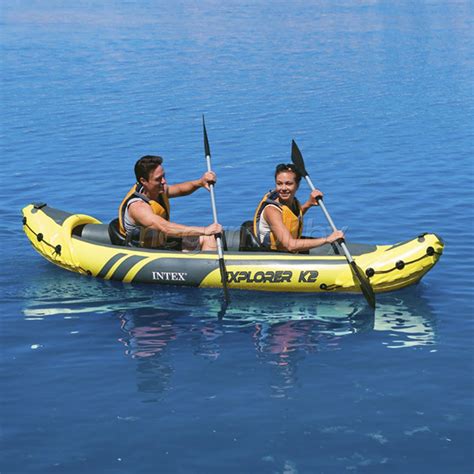 Надувная лодка-каяк Explorer K2 Intex (Интекс) 68307NP 312 х 91 х 51 см ...