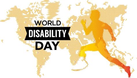 Premium Vector International Day Of Run Persons With Disabilities