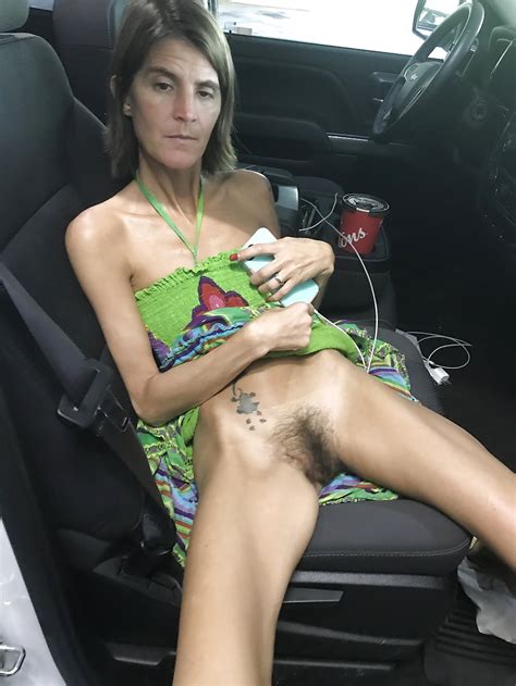 Skinny Tattooed Wife With Hairy Pussy Upskirt Photo