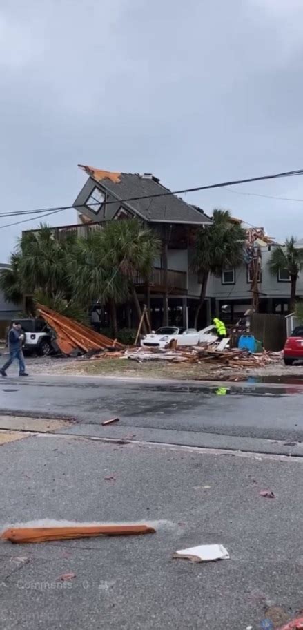 PHOTO More Survey Of Damage Shows Thomas Drive Was Most Impacted