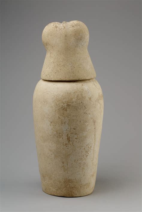 Canopic Jar With Head Of Baboon Hapy Third Intermediate Period The Metropolitan Museum Of Art