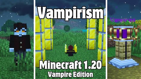 Minecraft Vampirism 1 20 Tutorial Youtube