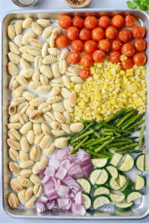 Sheet Pan Gnocchi With Summer Vegetables Simply Scratch