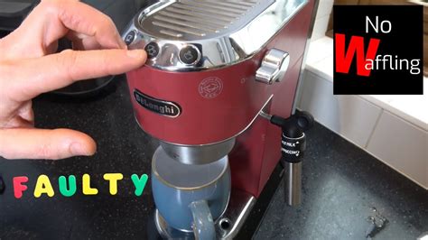 How To Fix White Flashing Lights On Delonghi Dedica Espresso Machine