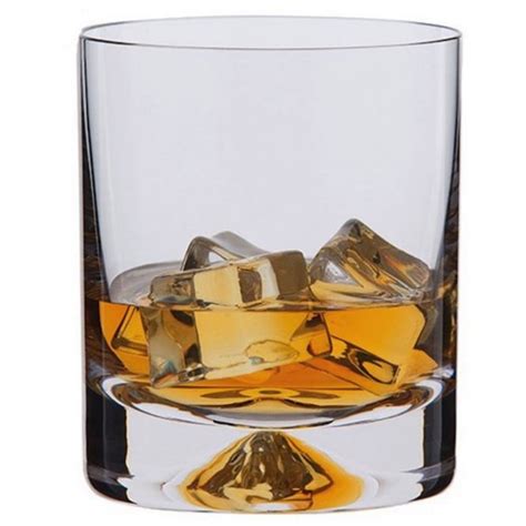 Dartington Crystal Dimple Double Whisky Glasses Black By Design