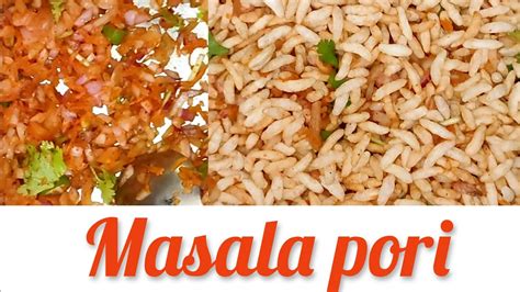 Masala Pori Recipe In Tamil Kara Pori Street Food Kara Sara