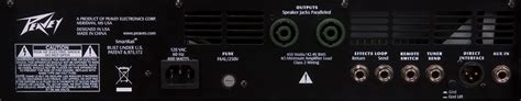 Peavey Tour 450 Bass Amplifier Head Zzounds