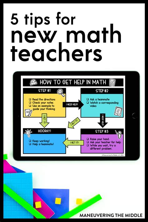 Tips For A New Math Teacher Maneuvering The Middle