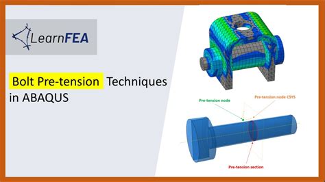 Bolt Pre Tension Techniques In Abaqus Part 2 Youtube