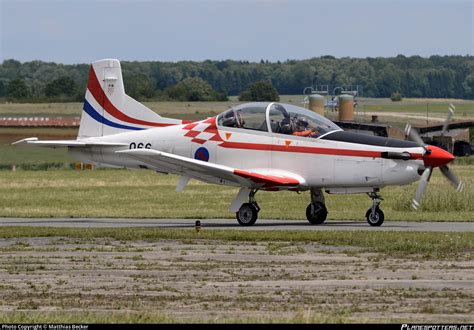 Croatian Air Force Pilatus Pc M Photo By Matthias Becker Id