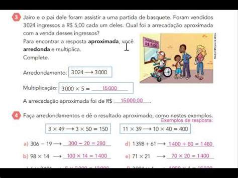 MATEMÁTICA Calculo mental arredondamento e resultado aproximado