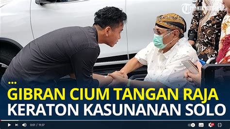 Keluarga Keraton Solo Tiba Di Loji Gandrung Gibran Langsung Cium