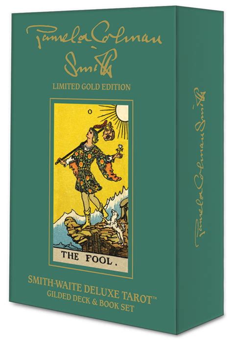 SMITH WAITE DELUXE TAROT GILDED DECK BOOK SET Prosperity Mana