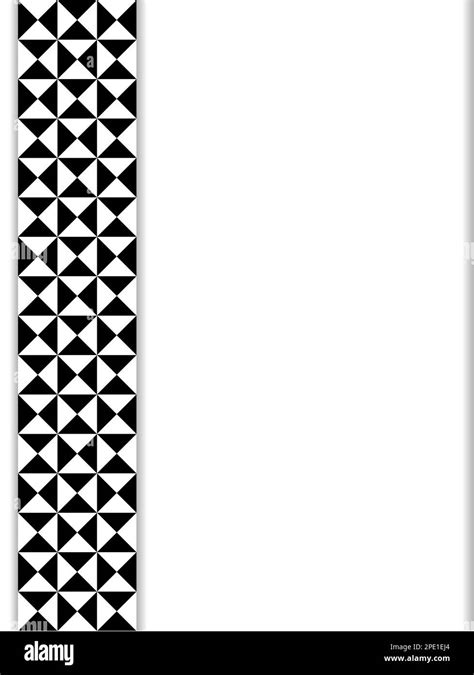 Abstract geometric shapes ornament black and white stripe for frames, borders, banners vector ...