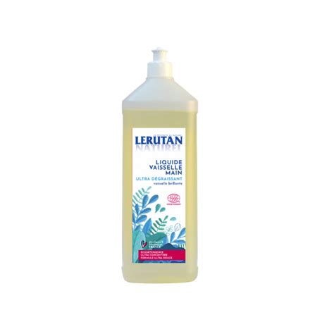 Lerutan Liquide vaisselle Ultra concentrée Ultra dégraissant Citron 1L