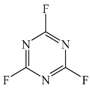 The Chemical Structure Of 2 4 6 Trifluoro 1 3 5 Triazene Ligand