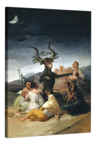 El Aquelarre Brujas Francisco De Goya Cuadro Decorativo Canv Meses