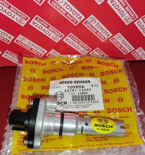 Sensor Velocidad Toyota Corolla Camry Yaris Celica Rav4 Bosh