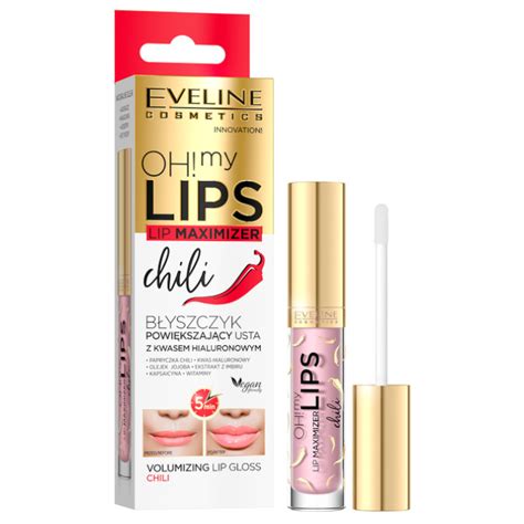 Eveline Cosmetics Oh My Lips błyszczyk powiększający usta Chili 4