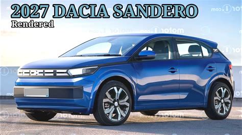 First Look Dacia Sandero Exclusive Rendering Previews Model S