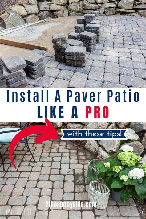 How to Install a Paver Patio that Will Last | Sunny Side Design ...