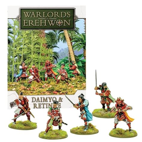 Wargames Delivered Warlords Of Erehwon Daimyo Retinue Mm