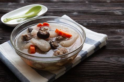 Chinese Herbal Braised Pork Soup With And Bamboo Bamboo Mushroom Soup