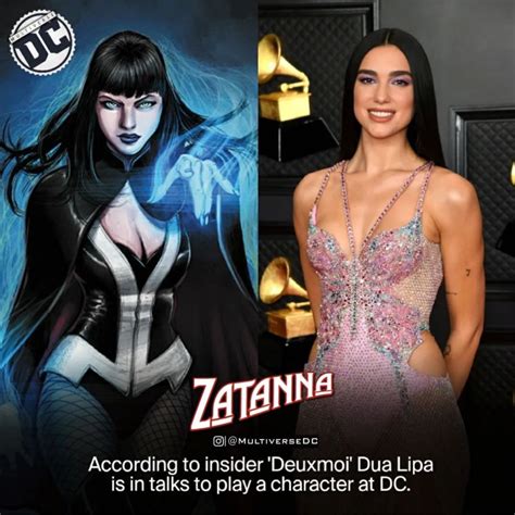 What do you think about Dua Lipa as Zatanna? : r/zatanna