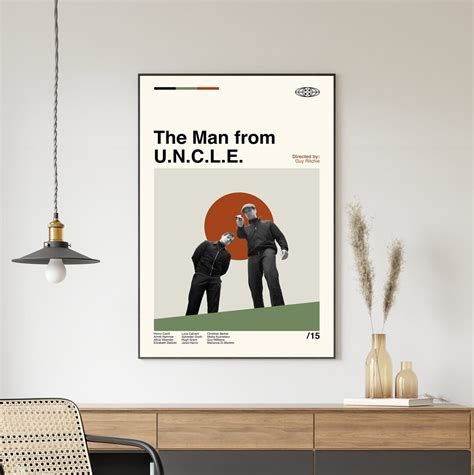 The Man From Uncle Poster, the Man From Uncle Print, Custom Poster ...