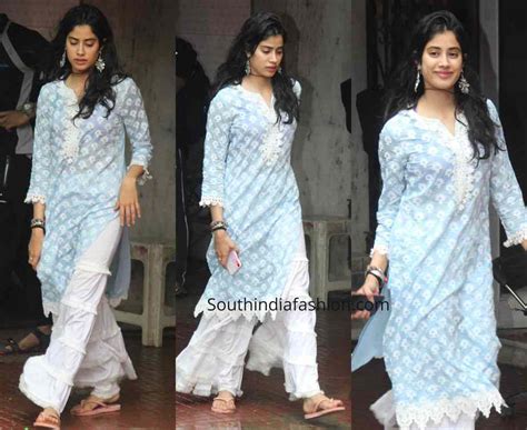 Janhvi Kapoors Casual Look South India Fashion