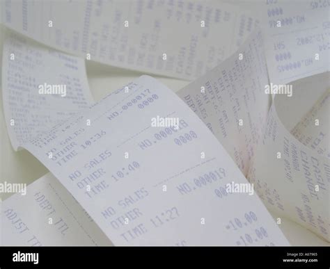 Proof Of Payment Receipt Hi Res Stock Photography And Images Alamy