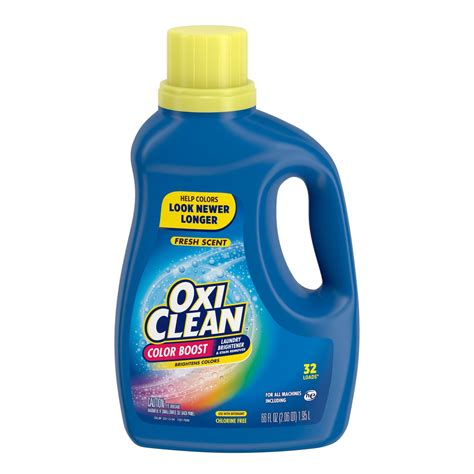 Oxiclean Color Boost Color Brightener Plus Stain Remover Liquid Fresh