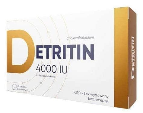 Detritin, vitamin D deficiency, cholecalciferol deficiency – ELIVERAGroup.co.uk, UK