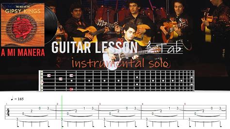 Gipsy Kings A Mi Manera My Way Guitar Lesson Tab YouTube