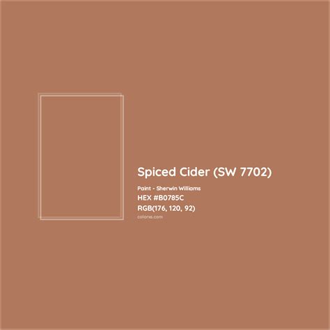 Sherwin Williams Spiced Cider SW 7702 Paint Color Codes Similar