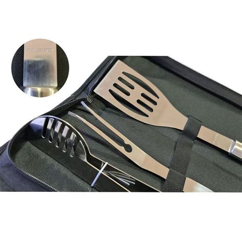 Ustensiles Barbecue 3 Pcs Acier Inoxydable