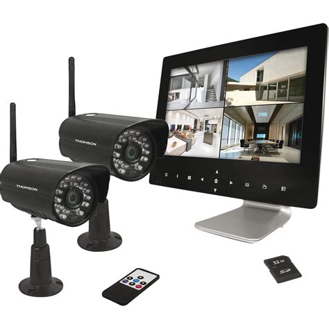 Kit de vidéosurveillance connecté sans fil THOMSON Dvr423b Caméra de